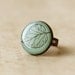 FREE WORLDWIDE SHIPPING - Frosted Leaf Clay Ring