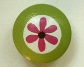 PINK FLOWER Drawer Pull