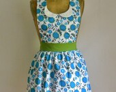 Womens Retro Apron Gidget Full Apron Floral
