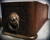Rustic Antique Sewing Machine Cabinet Drawer circa 1900 Wood