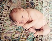 Large Baby Blanket Backdrop Photo Prop to Cover Newborn Posing Bag. FOUR FEET SQUARE, Choose Colors