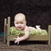 Newborn Photography Wrap Baby Blanket Photography Prop Light Green 'Pear' Rug / Cocoon Baby Wrap