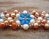 Freshwater Pearl Beadwork Bracelet