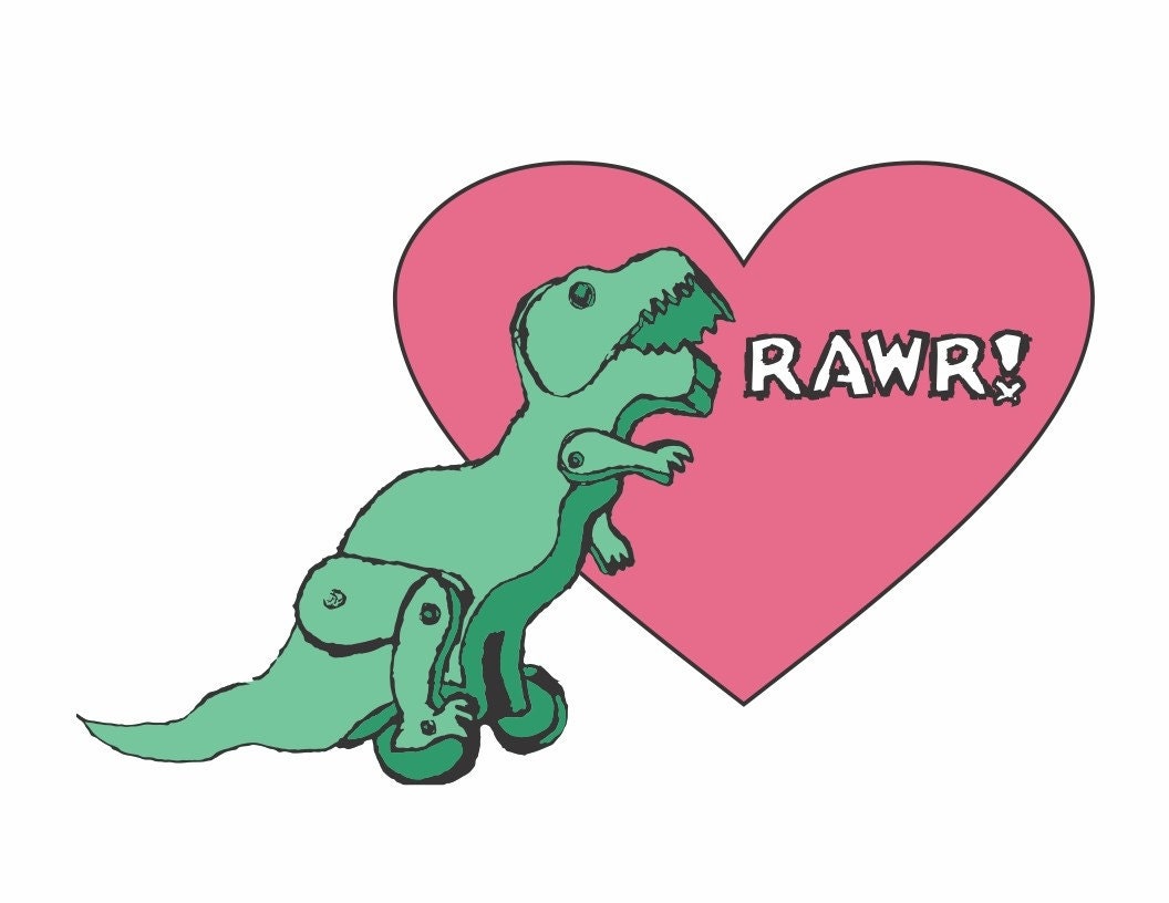 Dinosaur Love Rawr