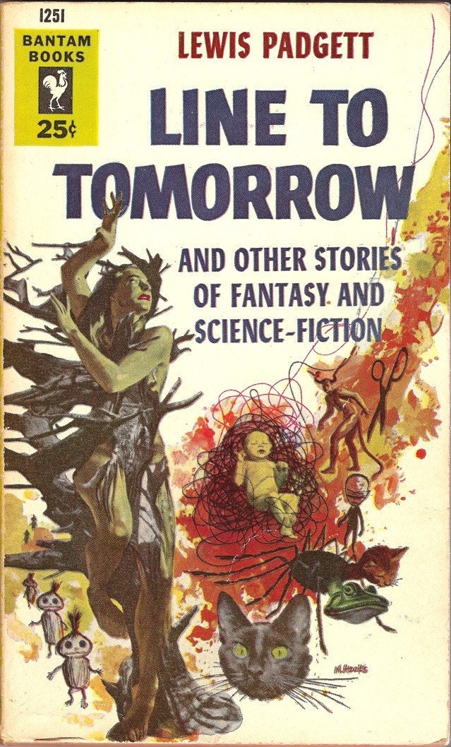 Lewis Padgett Line to Tomorrow and Other Stories 1954 PB 1st SF