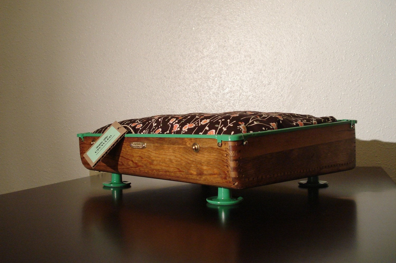 Upcycled Vintage Suitcase Pet Bed
