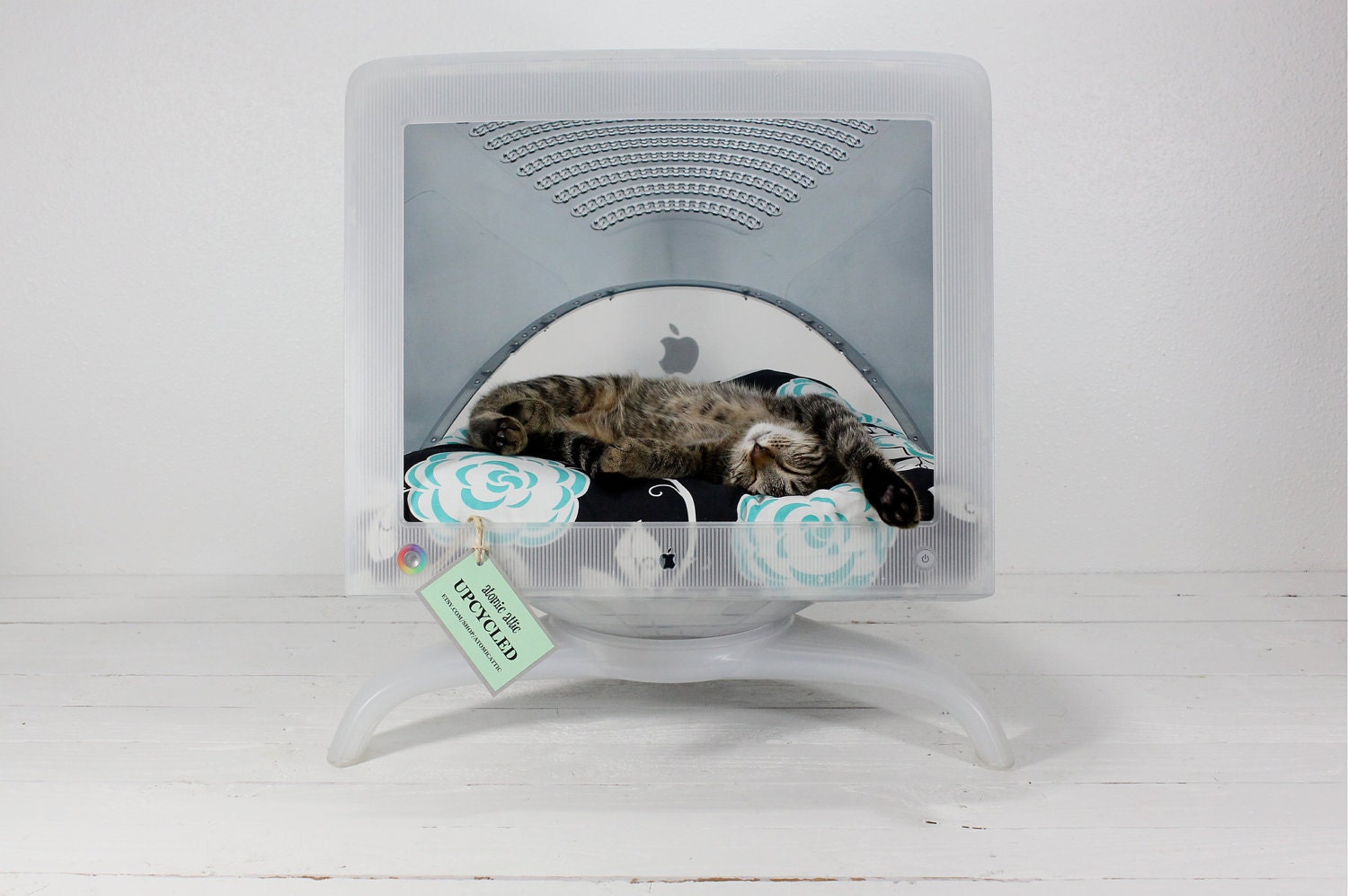 RESERVED FOR GILLIANUpcycled Apple Computer Pet Bed