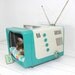 Upcycled Vintage General Electric TV Pet Bed