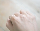 dotted band // sterling silver