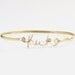 Single Gold Filled "f-ck" Bracelet