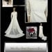 Extraordinary 1960 Vintage Gown with Watteau Train