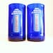 Bud Light Platinum BLUE Beer Tumbler Drinking Glasses Set of 2