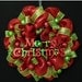 15% OFF SALE Merry Christmas Wreath, Poly Deco Mesh, Red and Lime Green - Item 300