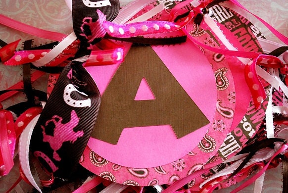 Cowgirl Highchair Party Banner - Limited Quantities Available