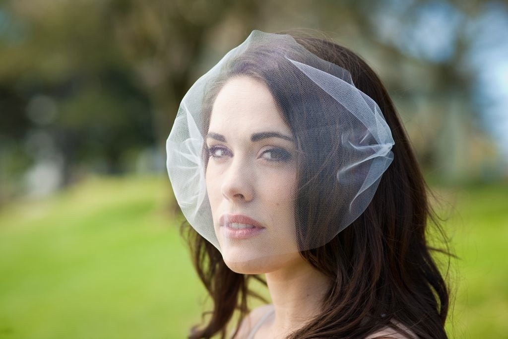 Bridal Veil, Tulle Bandeau, Birdcage Veil - The Mallory