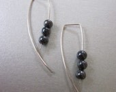 Gray Mod Earrings