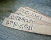 Stoneware Vegetable Garden Markers- set of 5