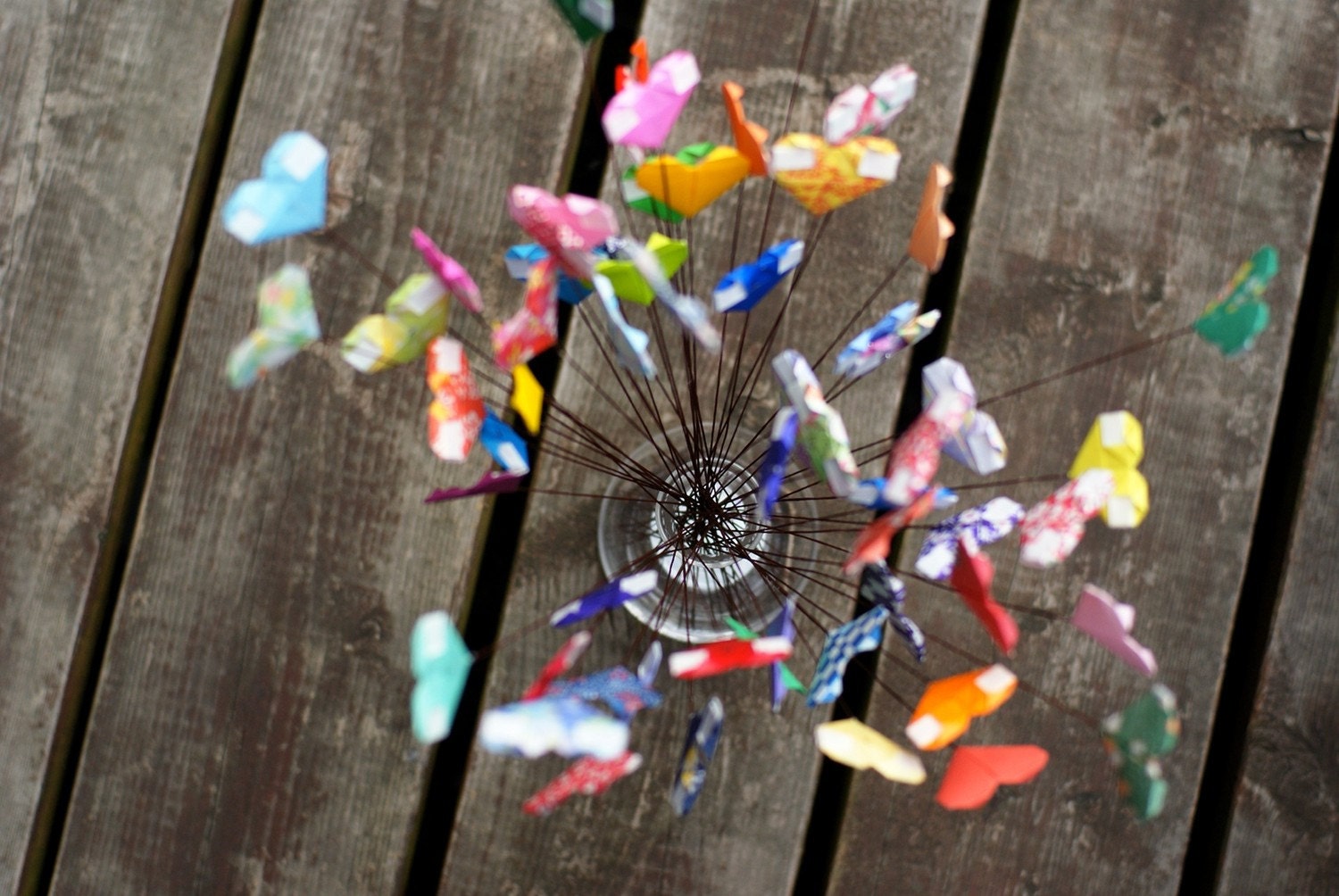 I Heart You - Origami Hearts Bouquet