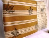 Fall Leaves Zip Pouch, Butterscotch