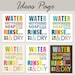 Kids Bathroom Art Prints, Wash Your Hands, Brush Your Teeth, Set of Two, pick custom colors, size 8X10
