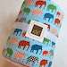 Baby Blanket Urban Circus/Elephant/Minky