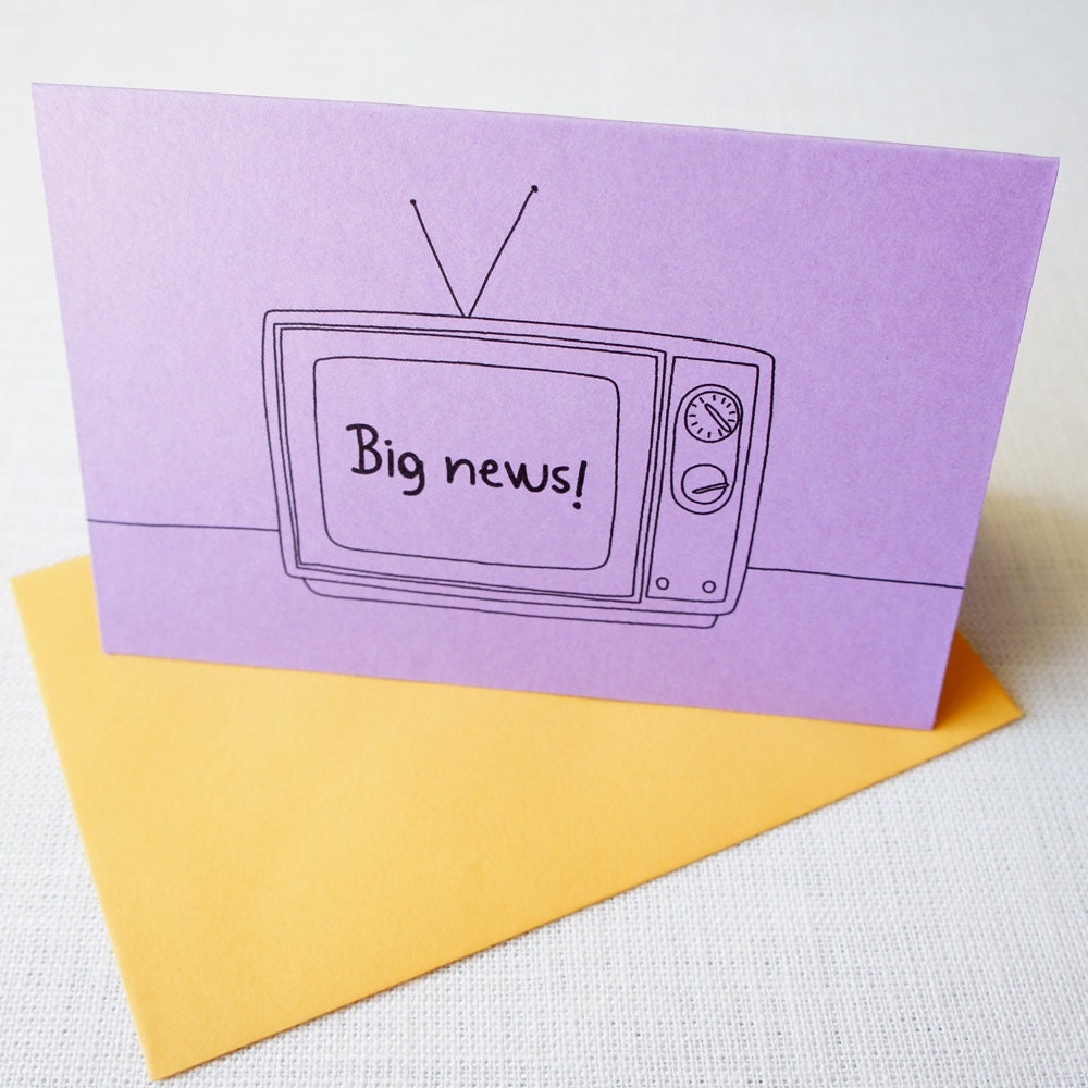 Big news card