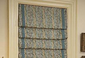 Custom Listing for Jennifer Koska Custom Hobbled Roman Shade with Roller Spring hardware