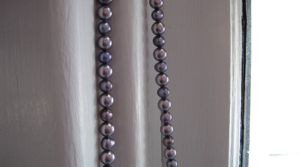 Lavender Pearl Necklace