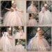 Beige Mauve Flower Girl Dress, Antique Tutu Dress, Birthday, Pageant 12 months to 2 Toddler