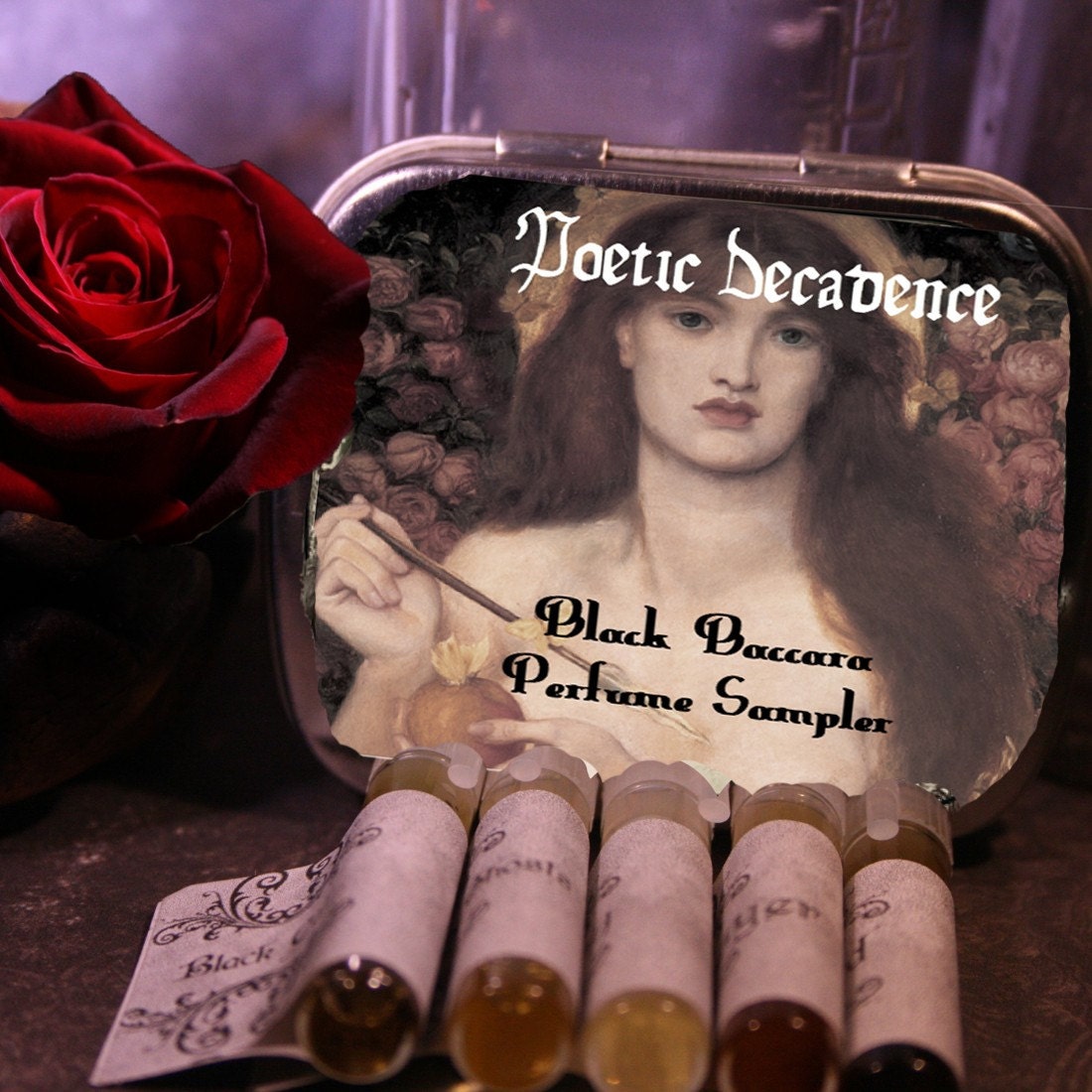 POETIC DECADENCE Themed Perfume Samples Set