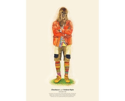He Wears It 009 - Chewbacca with Outdoor Style (limited edition)