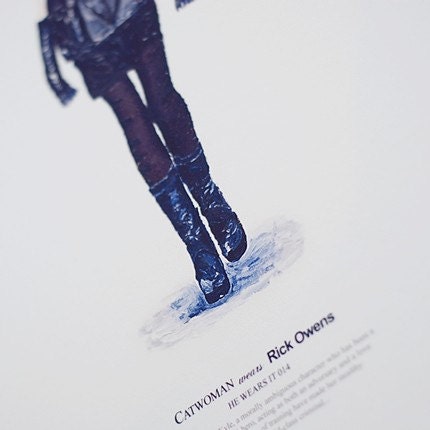 He Wears It 014 - Catwoman wears Rick Owens (limited edition)