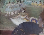 La Danseuse Au Bouquet by Degas Art Plate Suitable for Framing