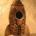 Pyrography Rocket Birdhouse