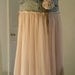 Solange ballet pink tulle jean skirt ultra femme romantic bohemian faerie goddess mauve chiffon Made to Order