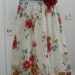 Belles Roses bohemian jean skirt Renaissance Denim Couture long flowy boho gypsy faerie Made to Order