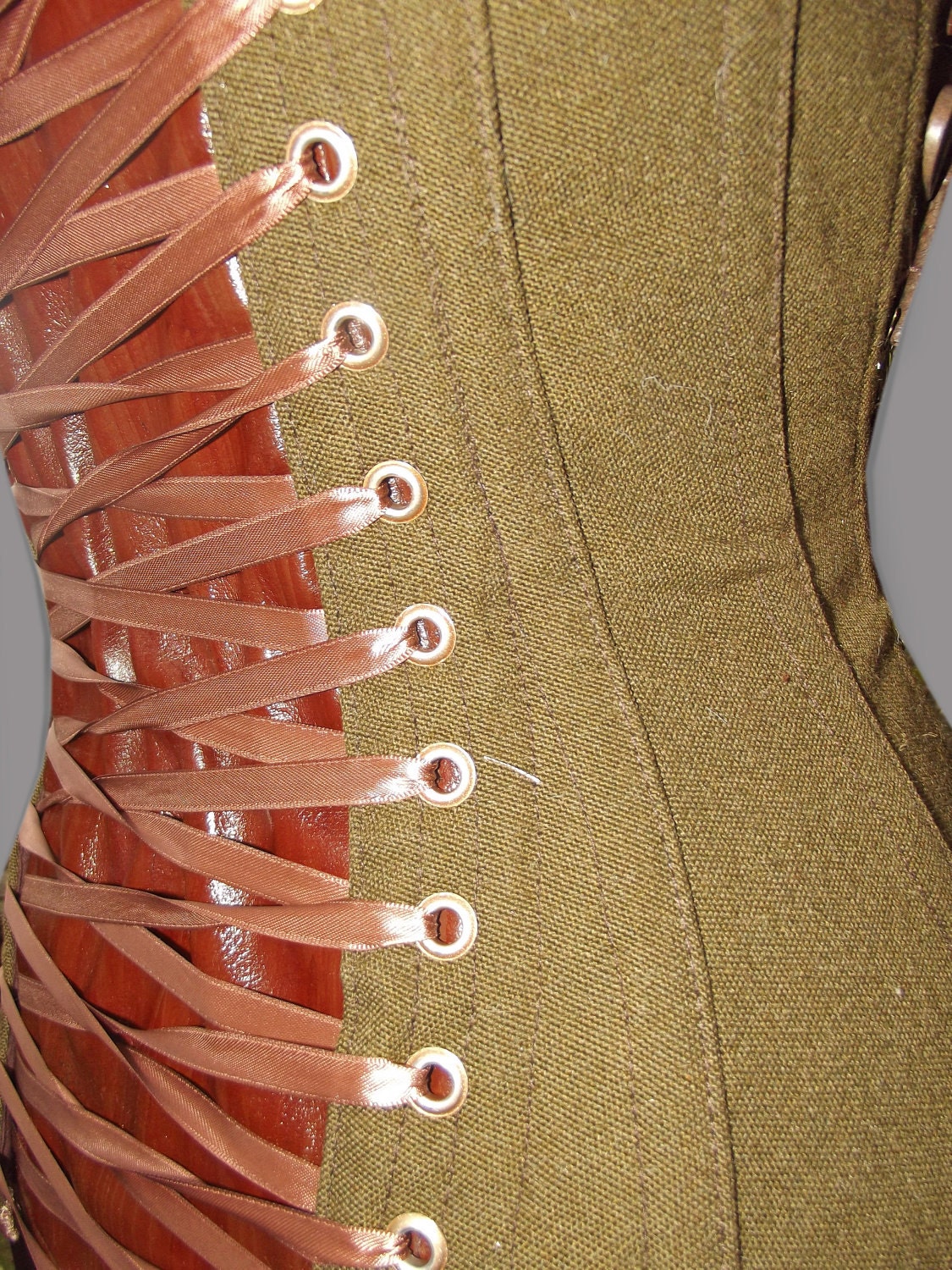 MADE TO ORDER. Steampunk corset