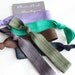 The "Blonde Bombshell" Knotted Elastic Hair Ties / Bracelets - 6 pack Tailored for Beautiful Blondes in Deep Earthy Tones