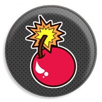 Cherry Bomb 1 1/4 Button