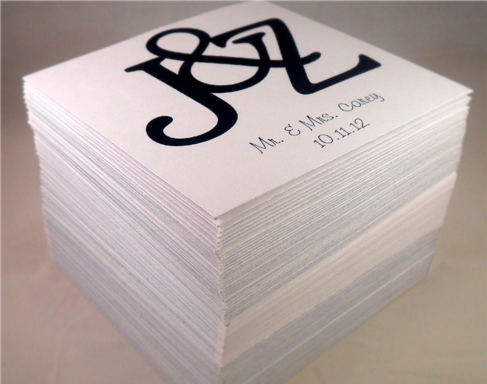 CD DVD sleeve, Custom, Kraft, White, or Colored Cardstock - Monogram
