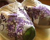 Custom hand painted TOMS, lavender fields forever