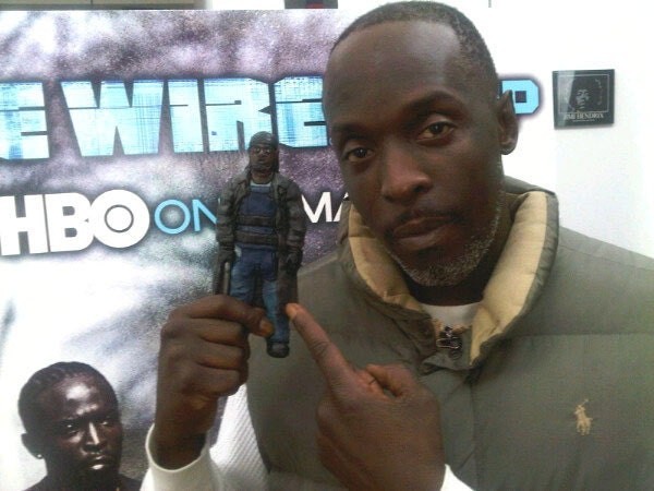 Omar Little From THE WIRE hand painted wall sculpture