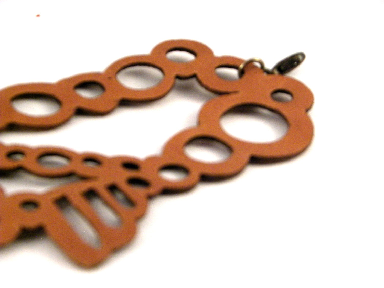 Leather Jewelry . Bracelet "Gularte" brown or black