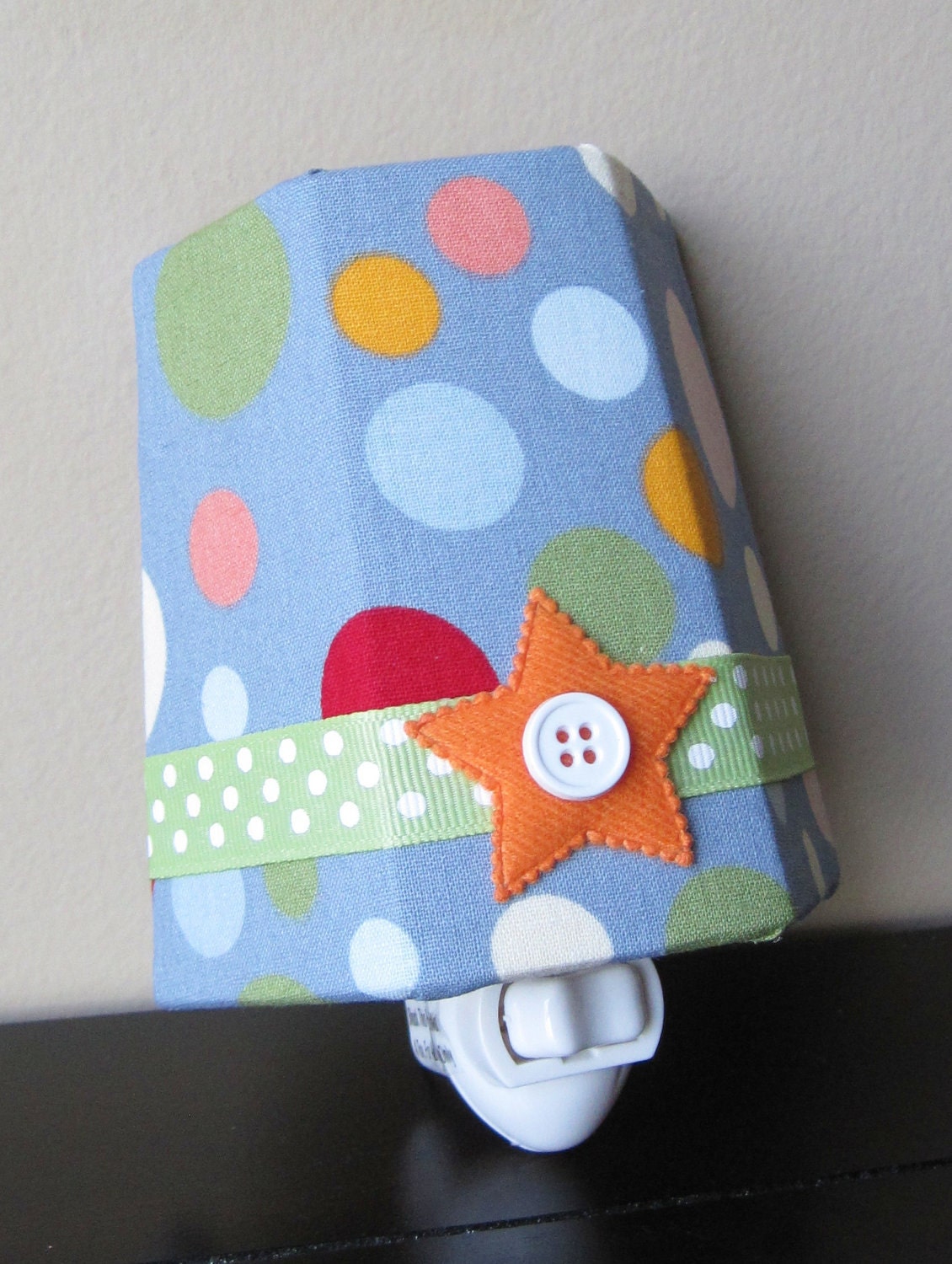 Multi Polka Dots - Boy or Girl - Night Light
