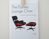 Art Print Poster The Eames Lounge Chair by Ray and Charles Eames - 4 x6
