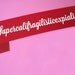 Typography Print Supercalifragilisticexpialidocious A4 Archival Print in Pink and Blue