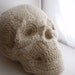 Human Skull Pillow 3D