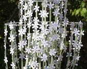 White Paper Flower Chandelier