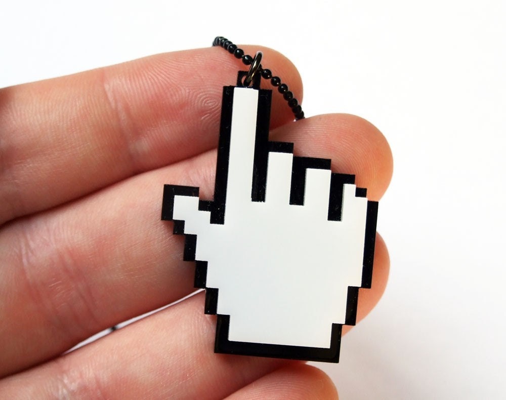 Mouse cursor 8-bit pixels - Hand