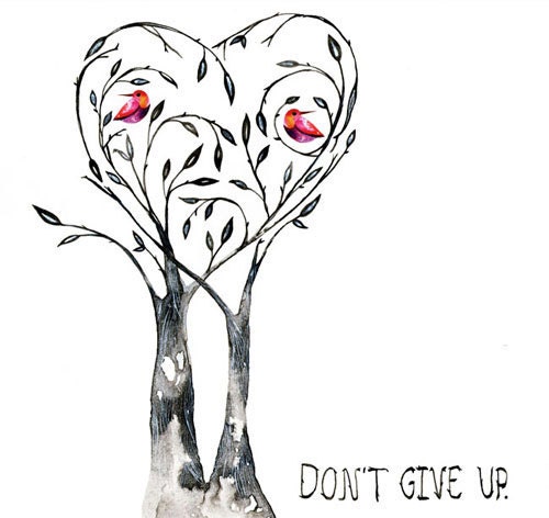 don't give up, japan  (8"x10" giclee print)